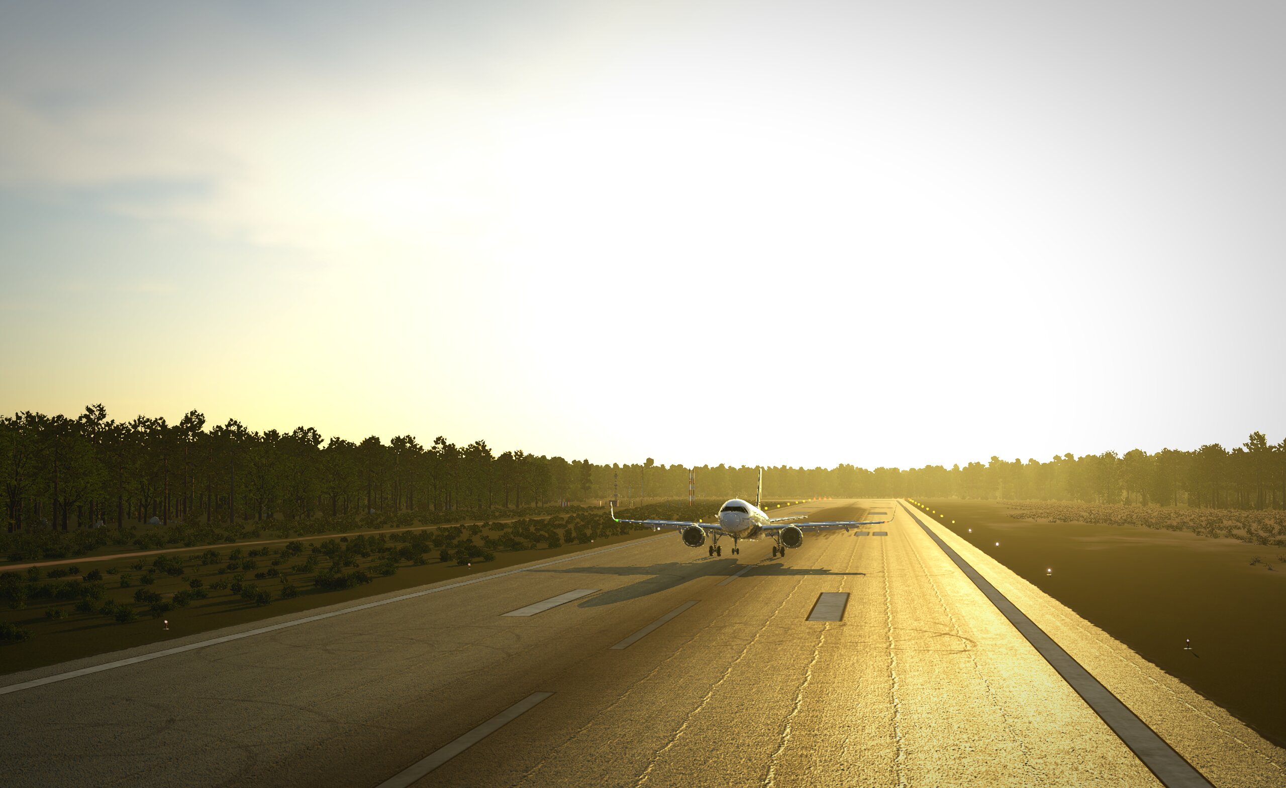 X-Plane 12 dynamic wet surface reflections