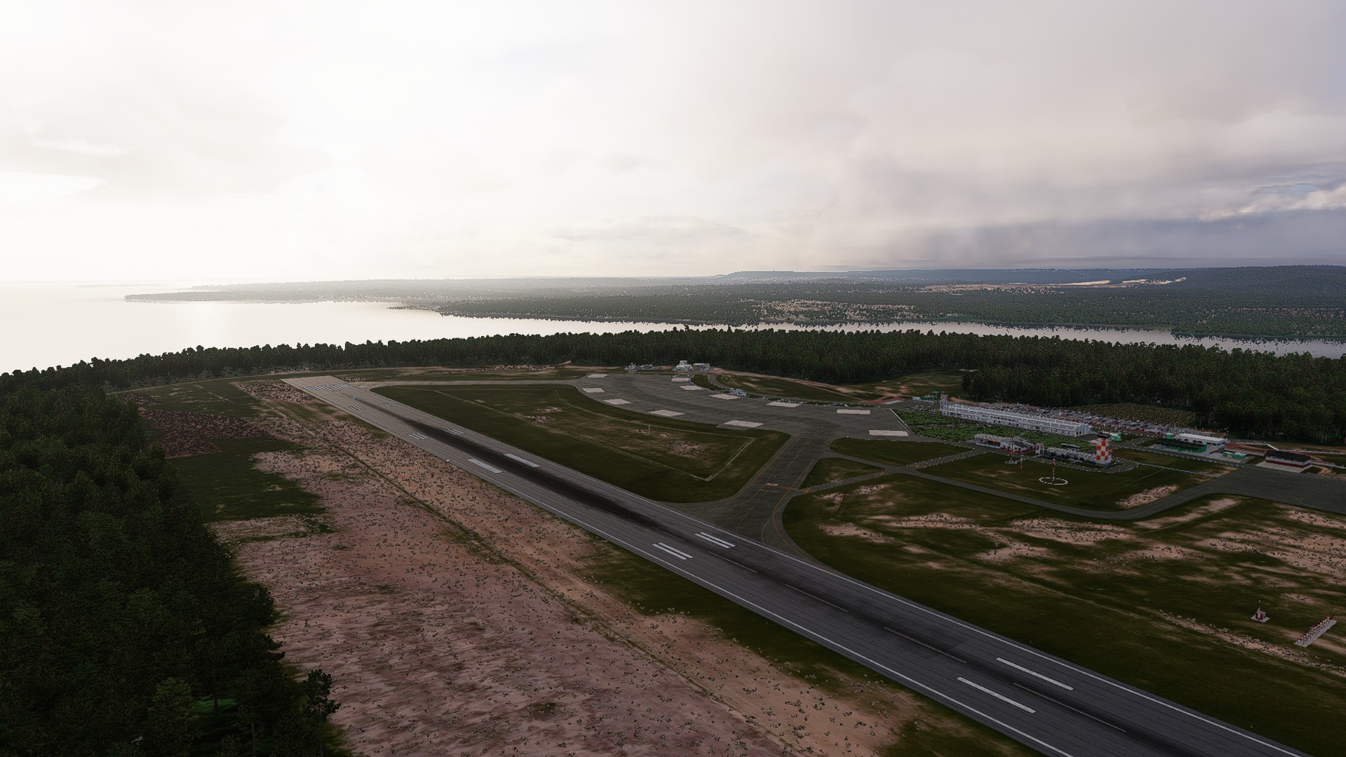 X-Plane 12 dynamic wet surface reflections